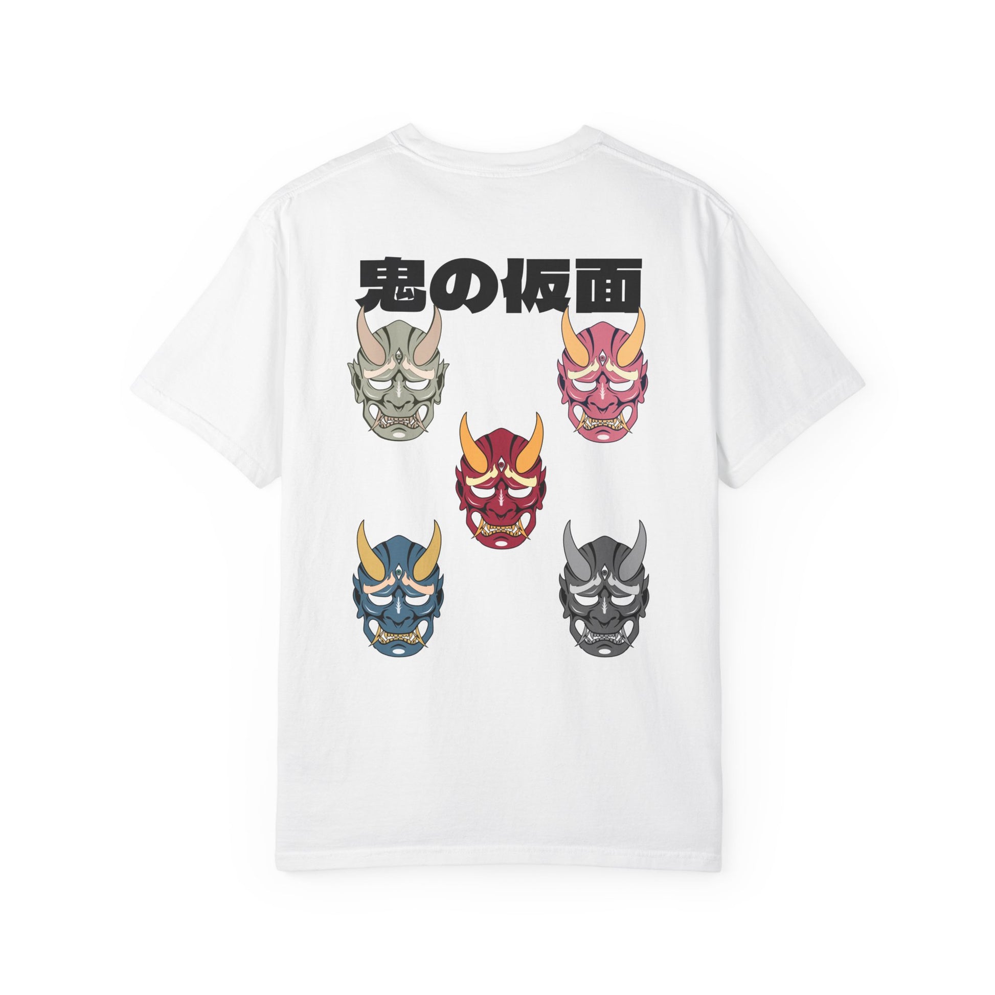 Oni Masks - Round Neck Graphic Tee