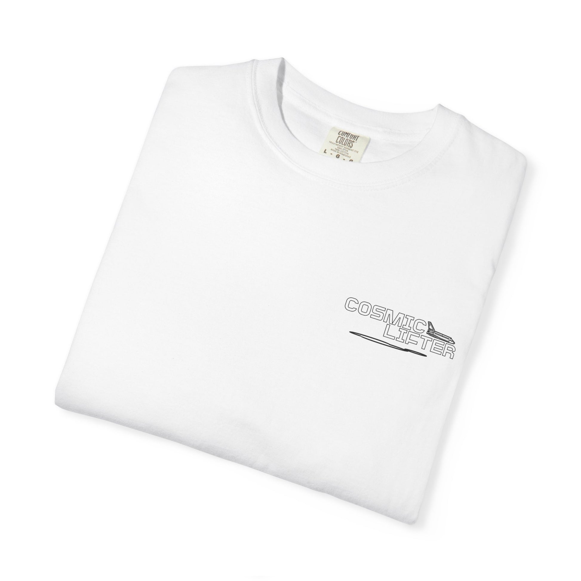 Cosmic Lifter - Round Neck Graphic Tee
