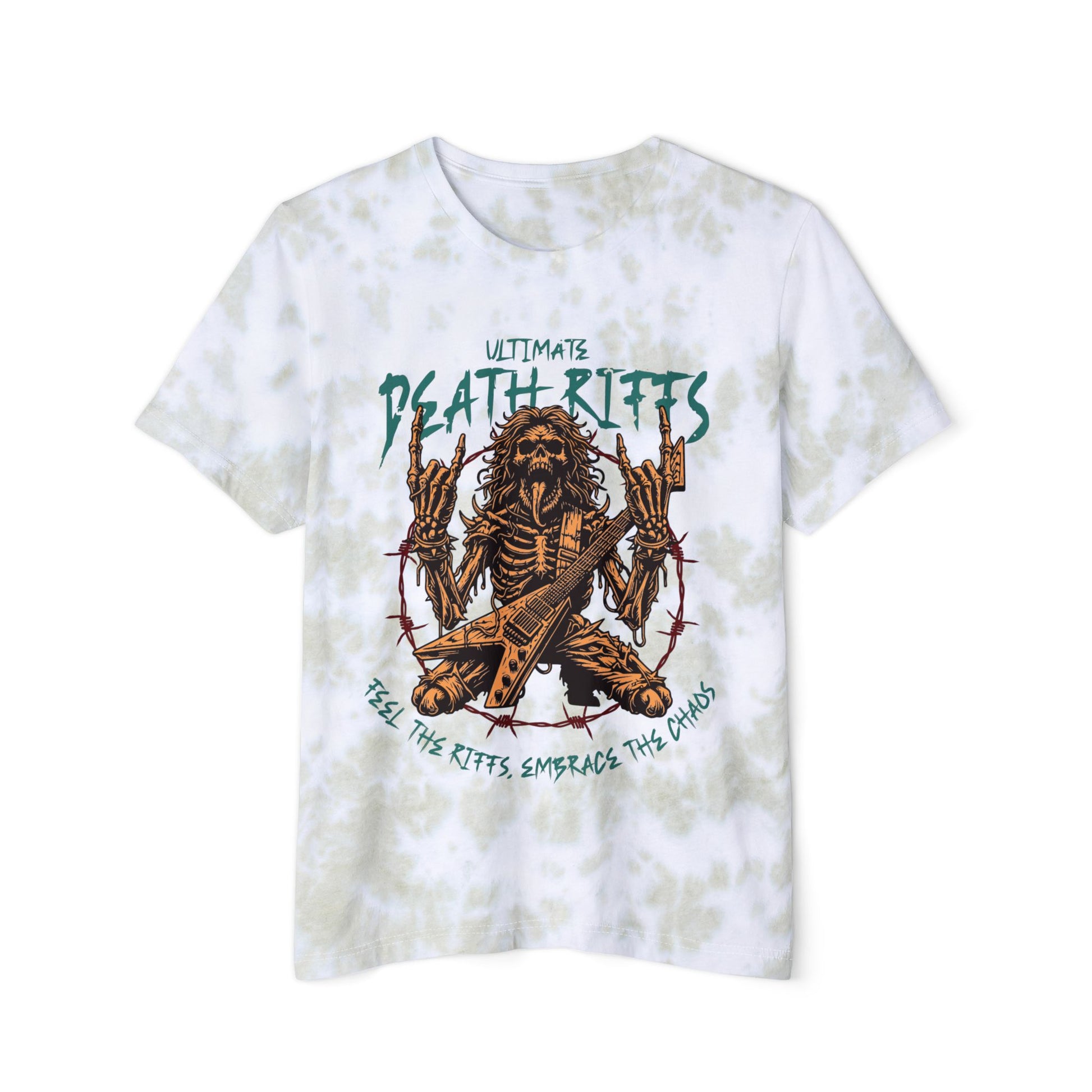 Death Riffs - Tie-Dyed Graphic Tee