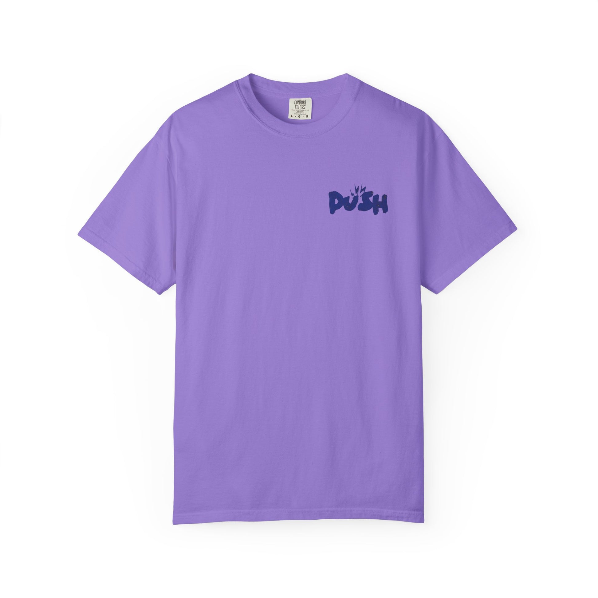 Push the Barbell - Round Neck Graphic Tee