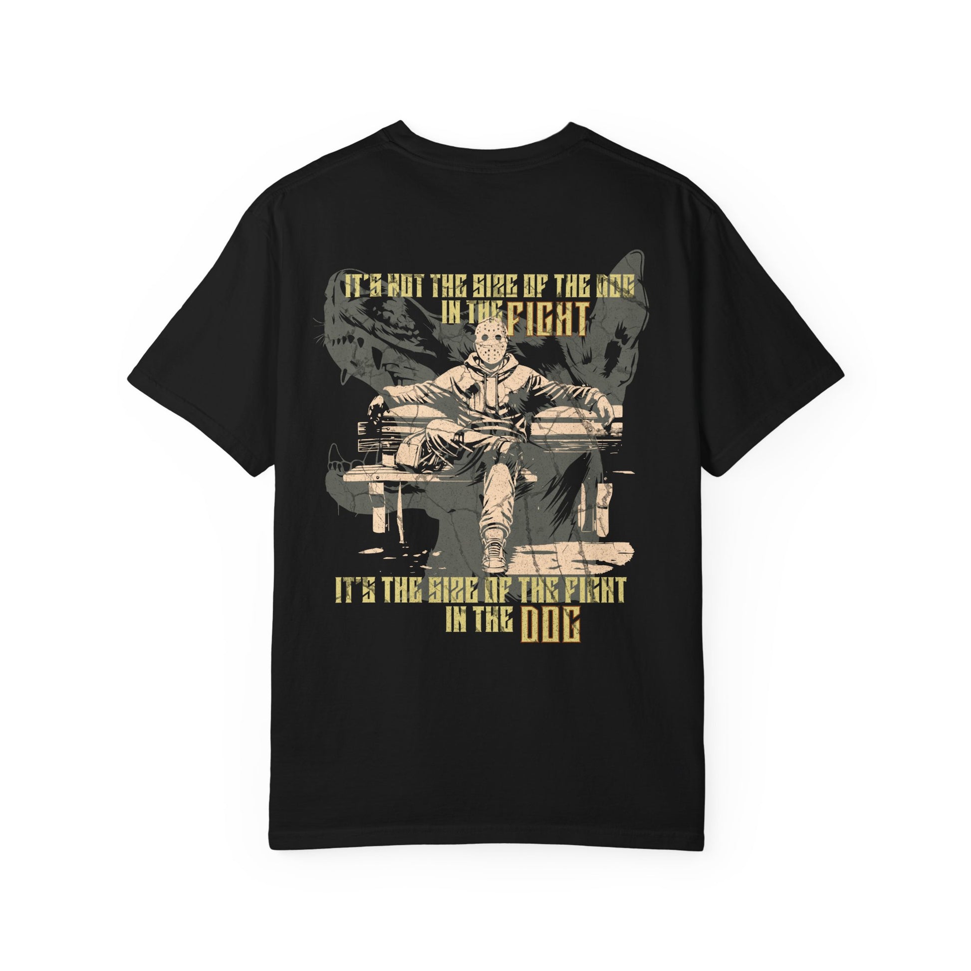 'Dog Fights' - Round Neck Graphic Tee