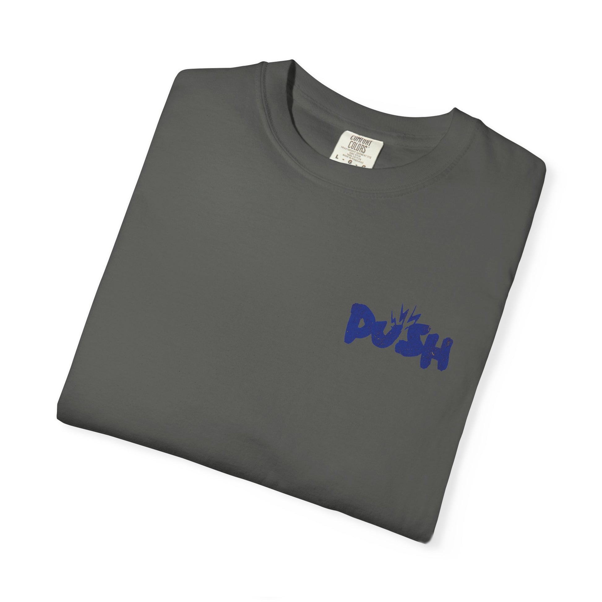 Push the Barbell - Round Neck Graphic Tee