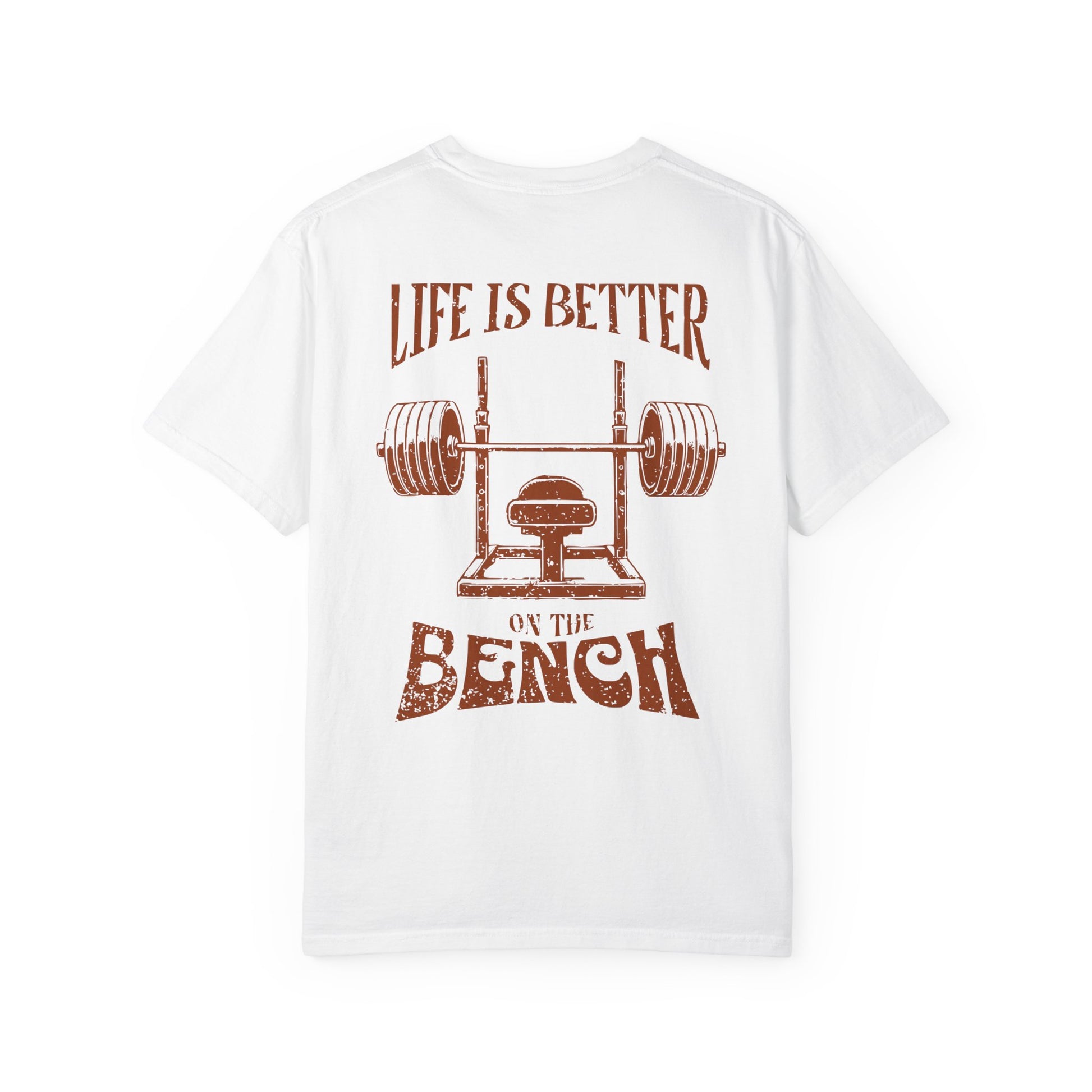 Life Is Better on the Bench - Round Neck Graphic Tee