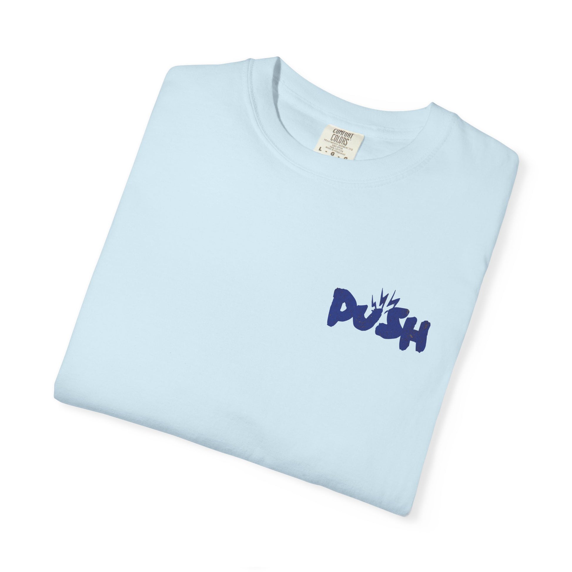 Push the Barbell - Round Neck Graphic Tee