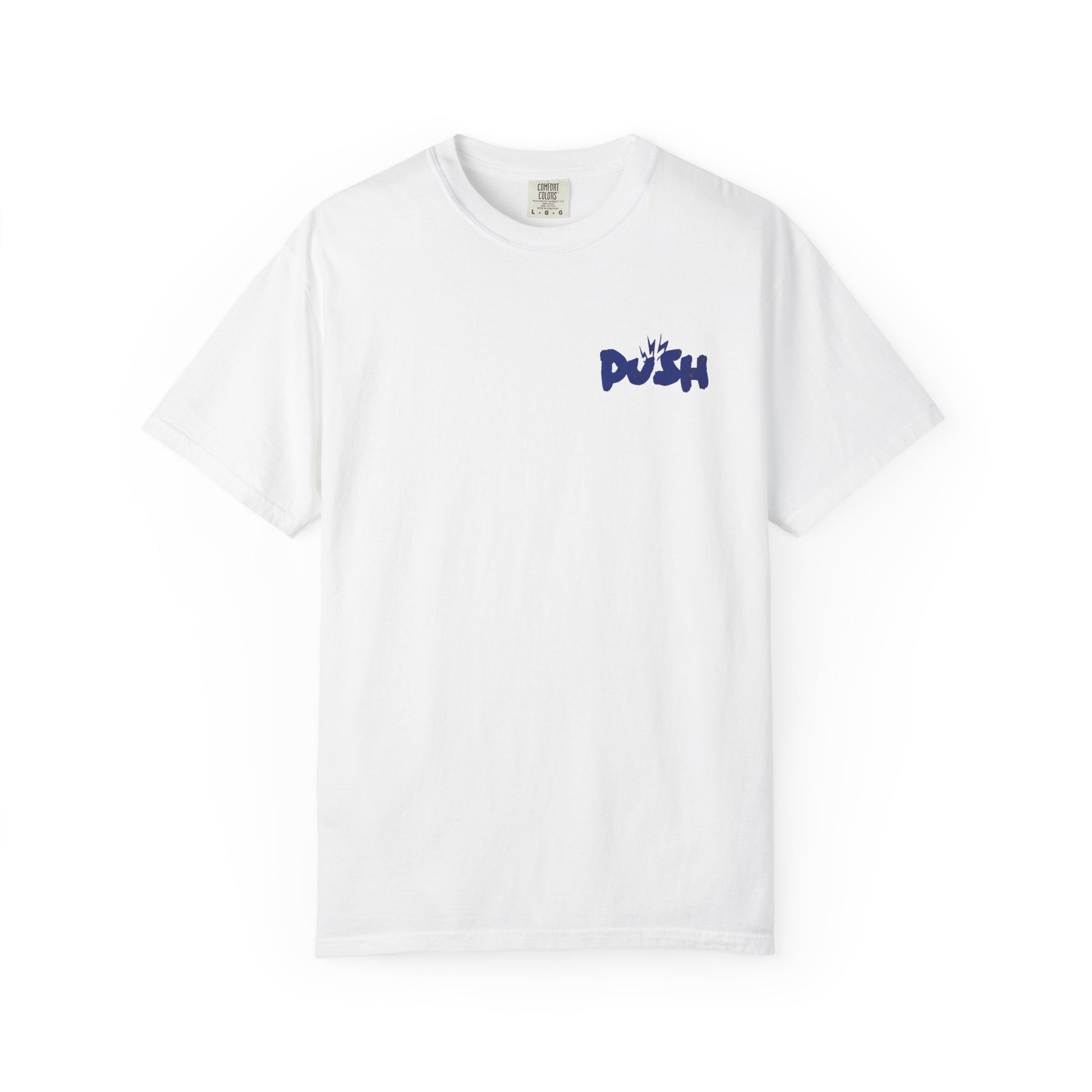 Push the Barbell - Round Neck Graphic Tee