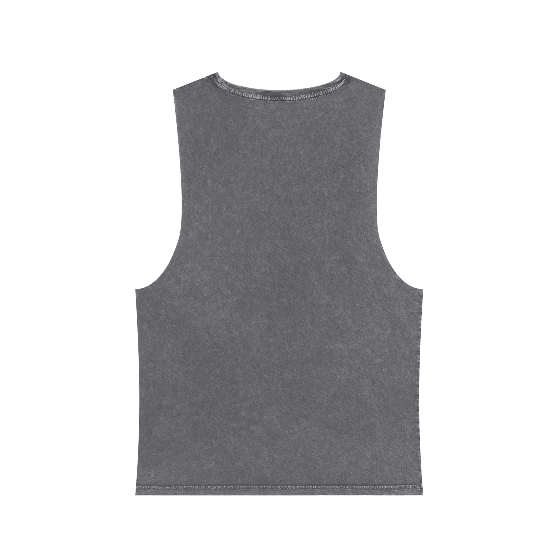 Savage Stonewash Tank Top, Unisex Casual Wear, Edgy Summer Trend, Graphic Tee for Festivals, Workout and Everyday Style