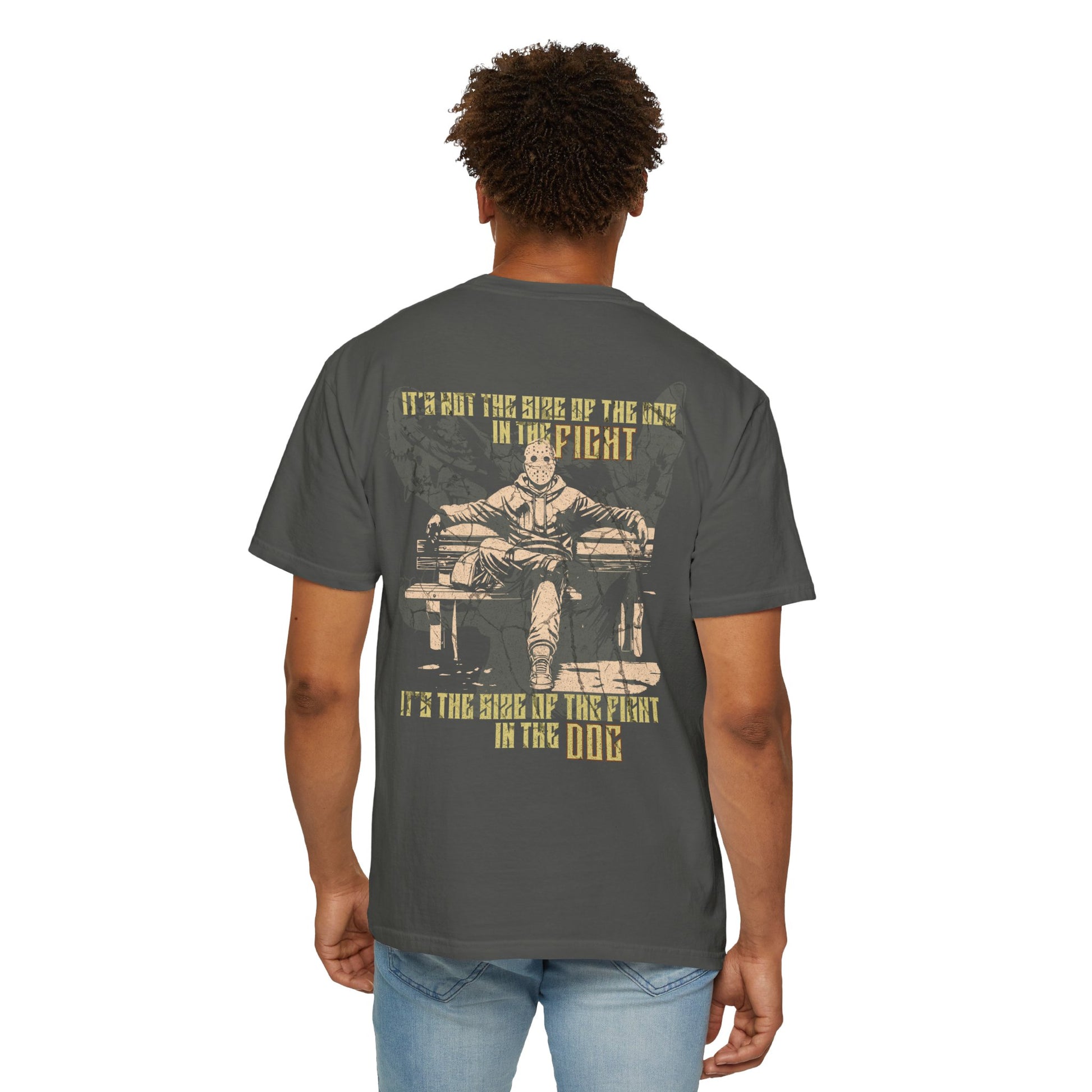 'Dog Fights' - Round Neck Graphic Tee