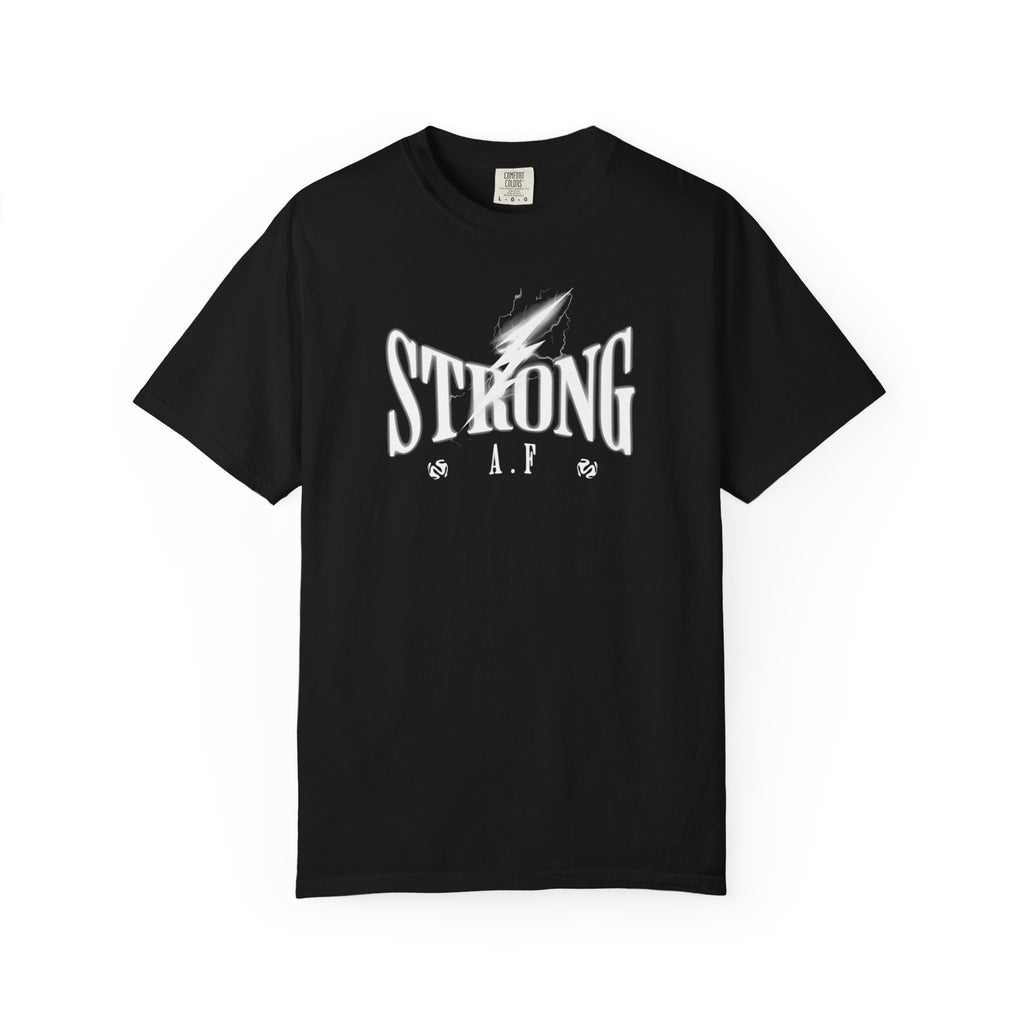 Strong A.F - Round Neck Graphic Tee
