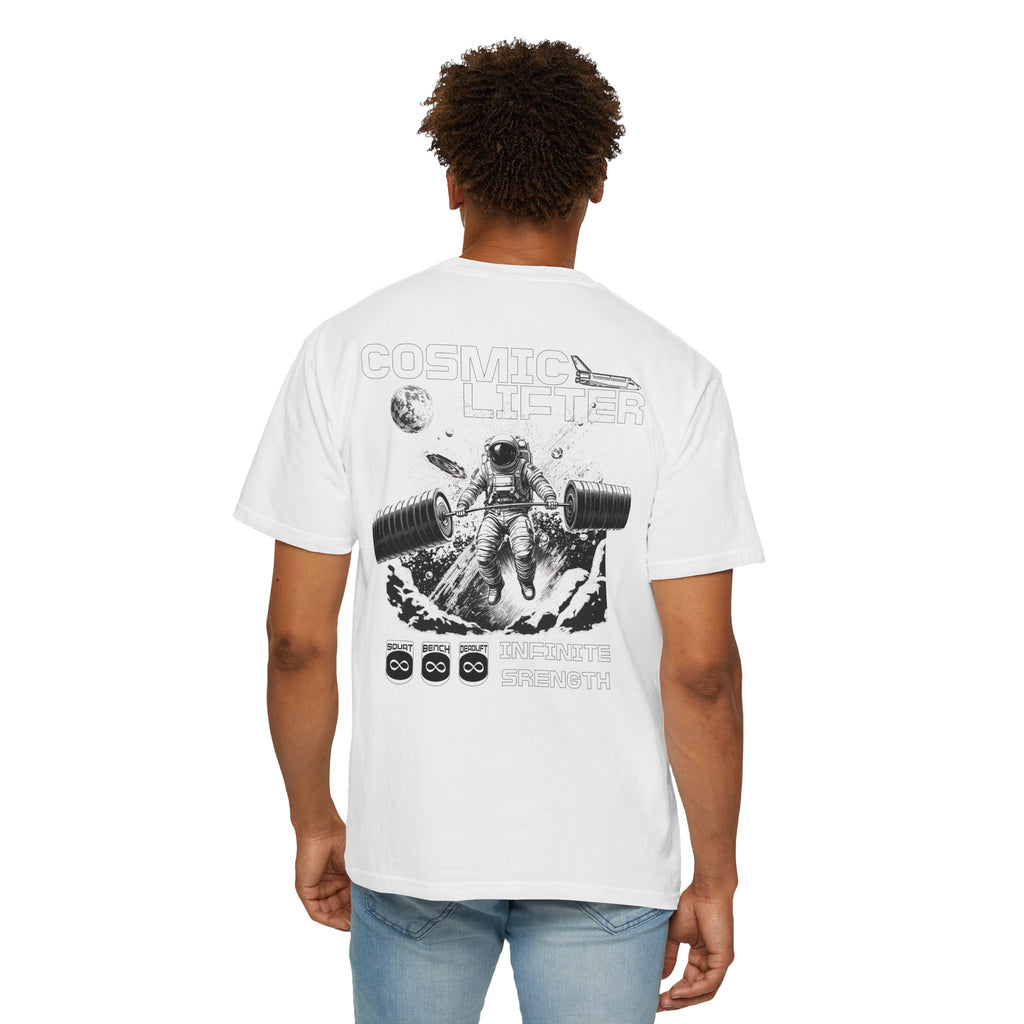 Cosmic Lifter - Round Neck Graphic Tee
