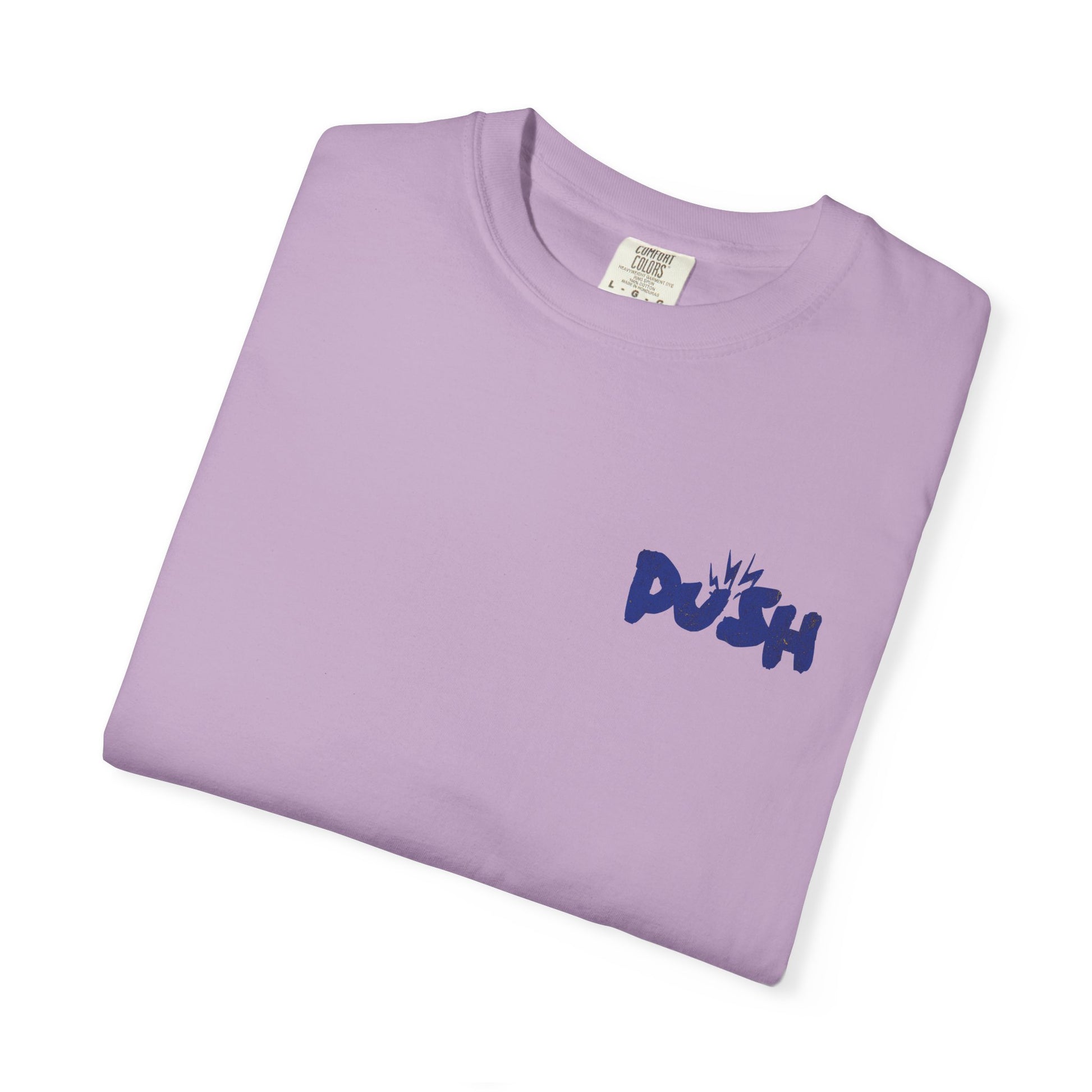 Push the Barbell - Round Neck Graphic Tee