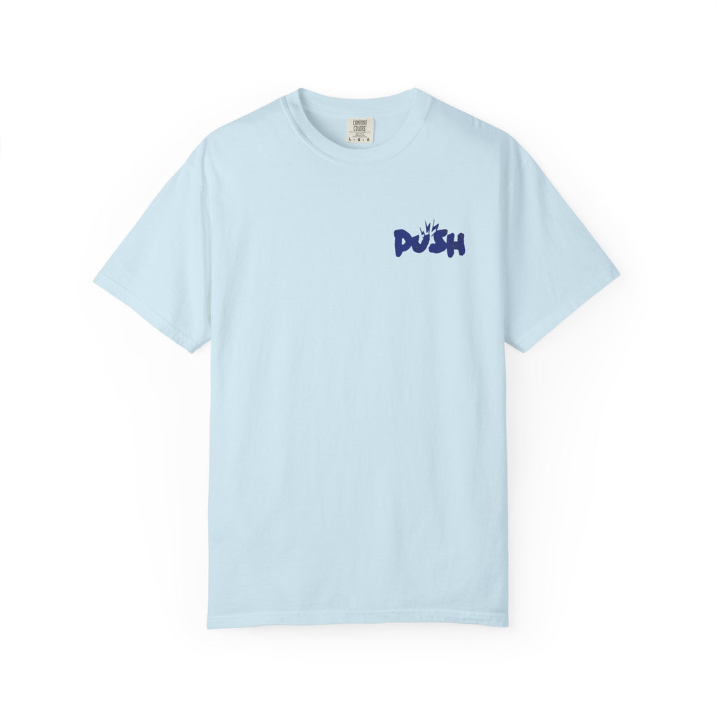 Push the Barbell - Round Neck Graphic Tee