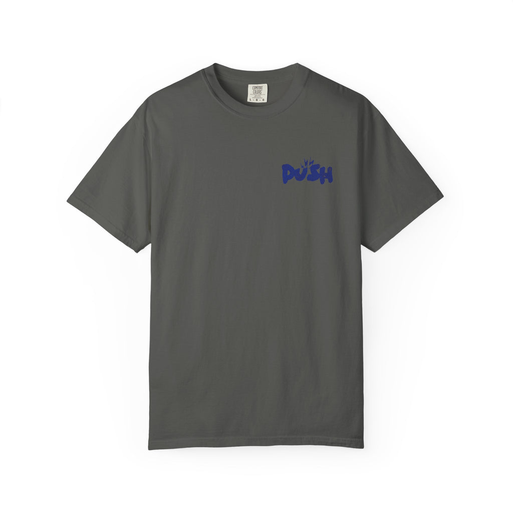 Push the Barbell - Round Neck Graphic Tee