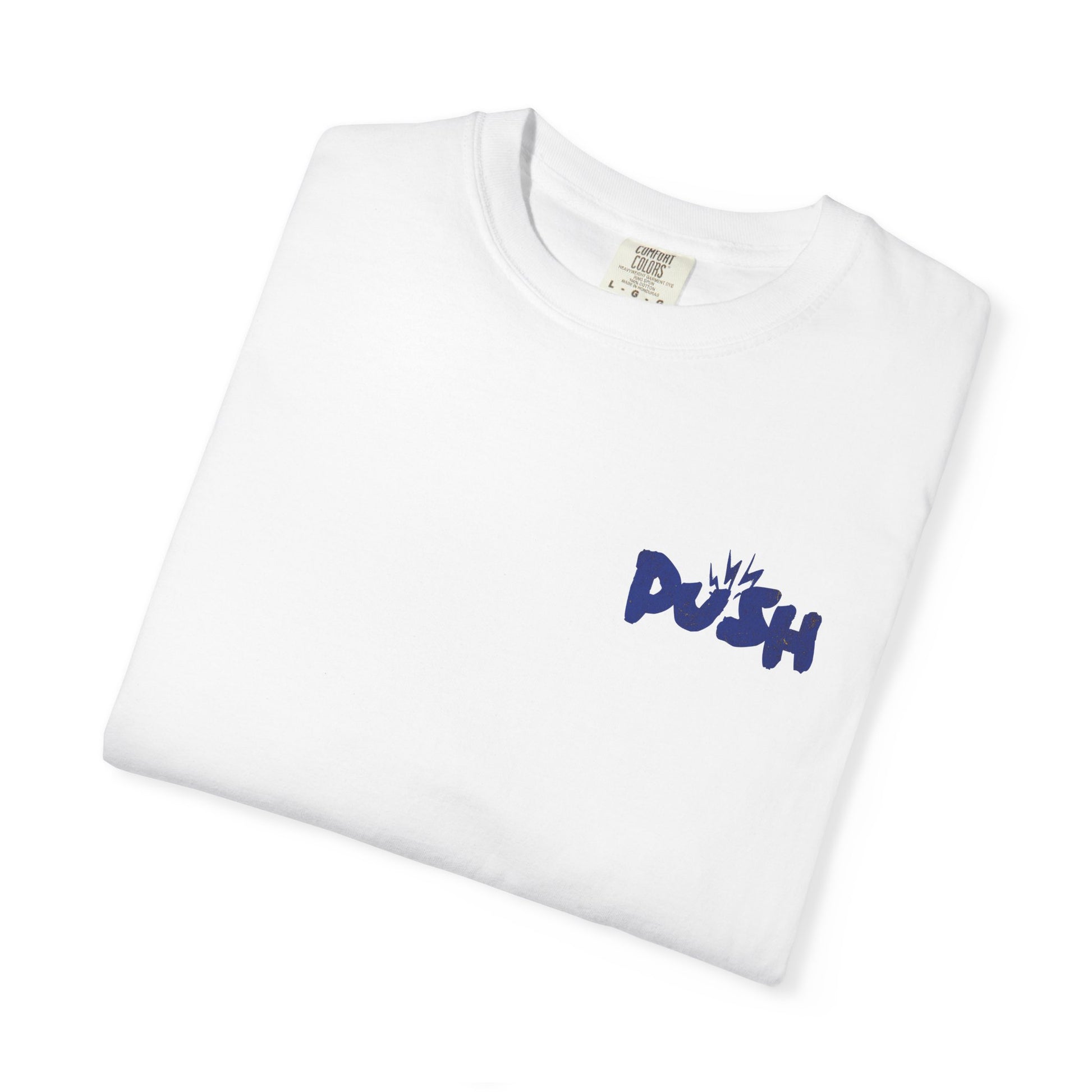 Push the Barbell - Round Neck Graphic Tee