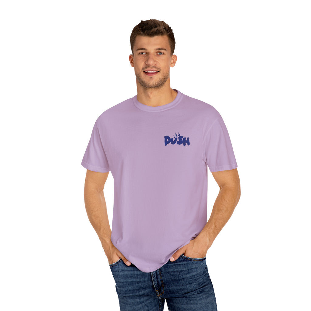 Push the Barbell - Round Neck Graphic Tee