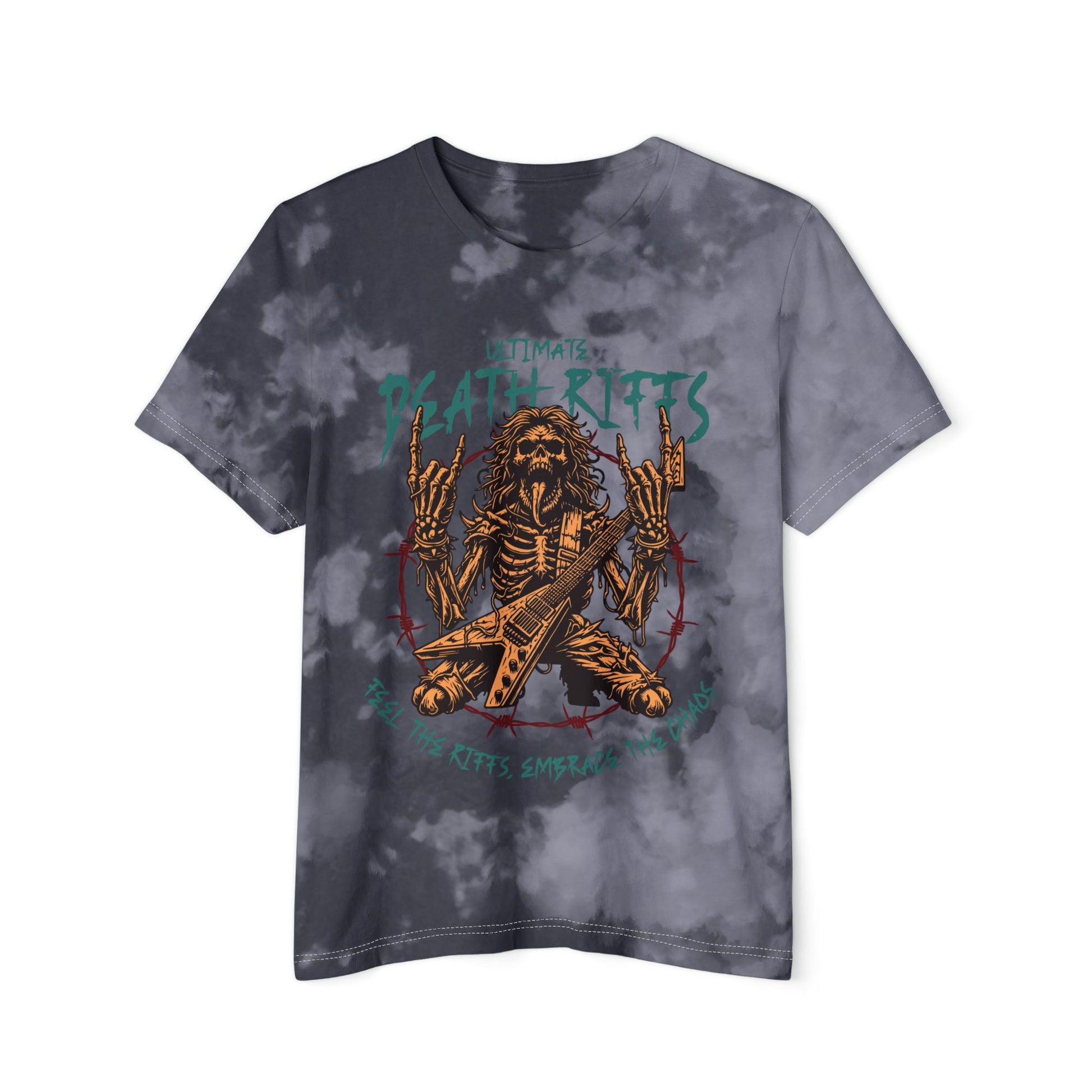 Death Riffs - Tie-Dyed Graphic Tee
